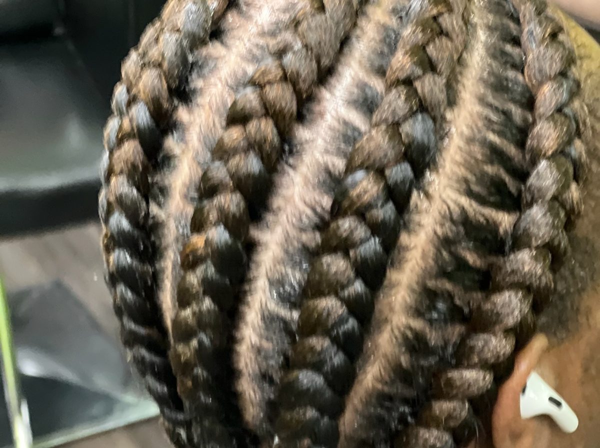 Cornrow braids