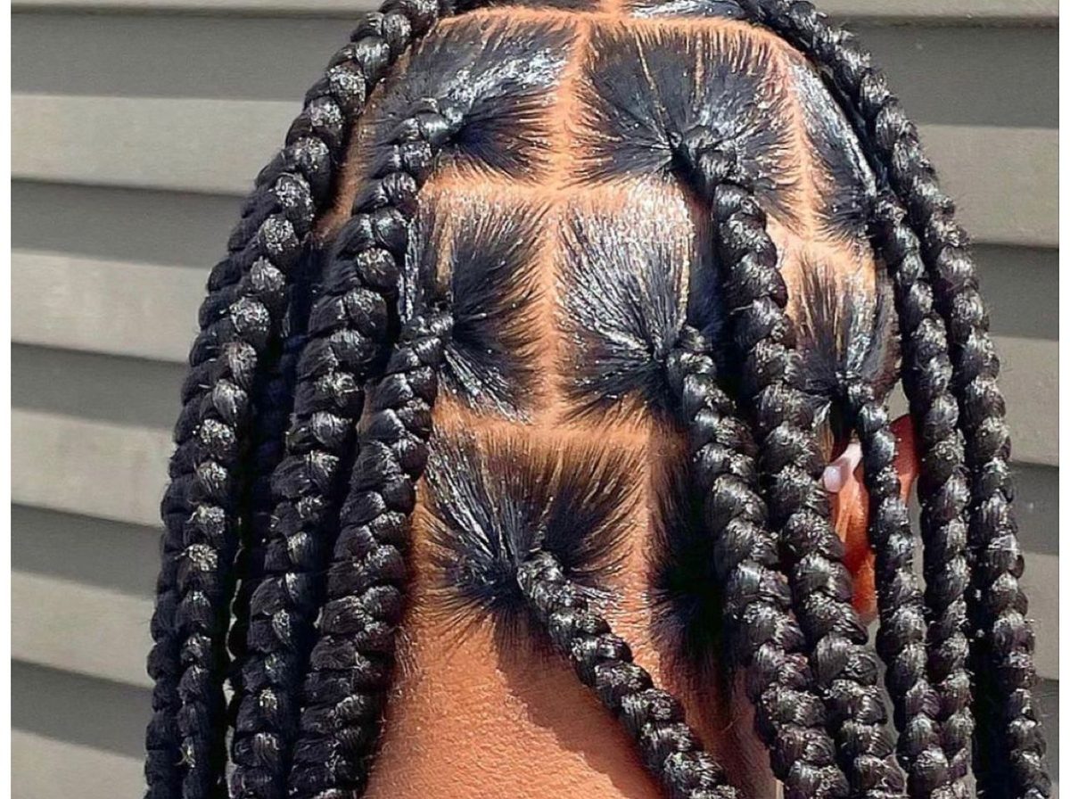 Jumbo box braids
